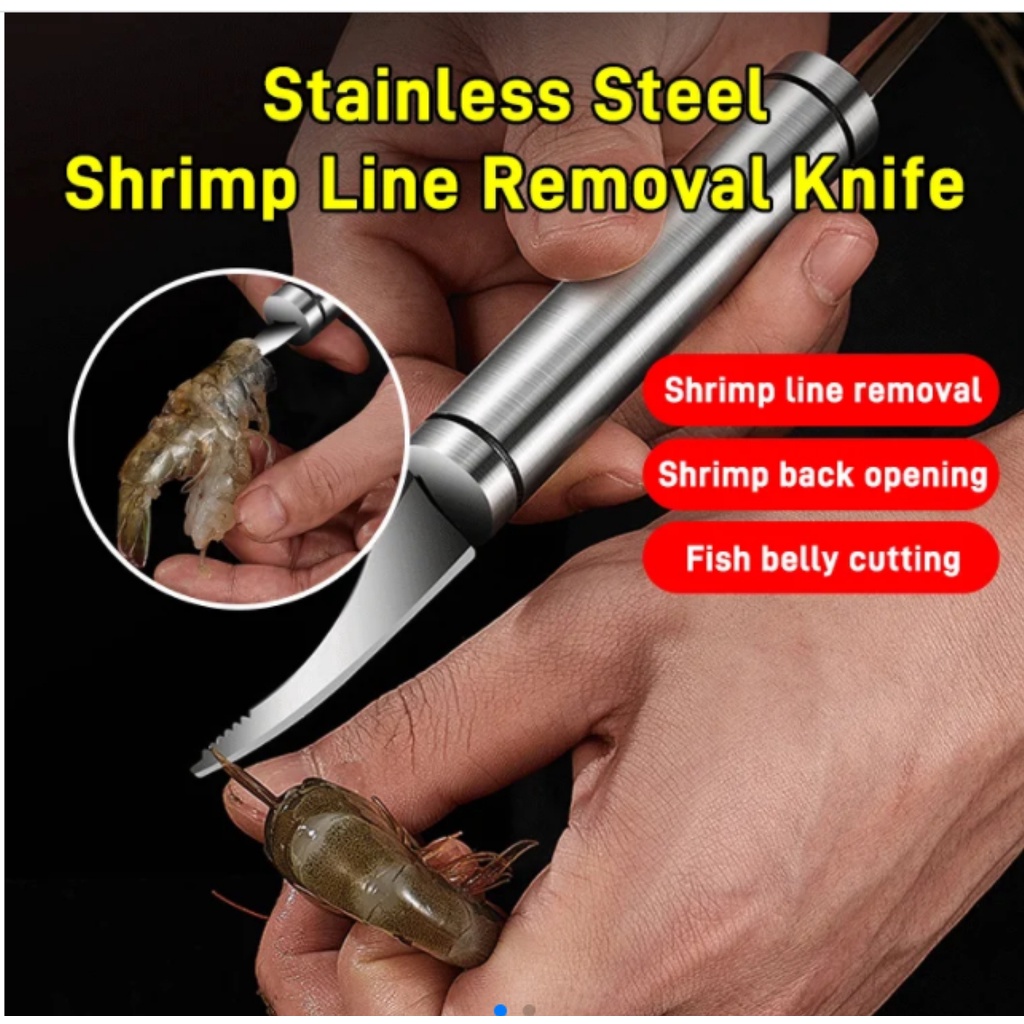 Double-headed Kitchen Picker Shrimp peeler scrape fish scales | Shopee ...