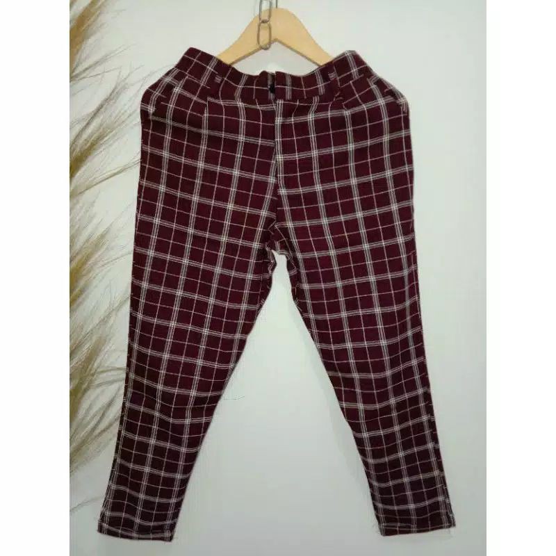 Bagy FLANEL Pants MOTIF Box / BAGGY FLANEL PREMIUM / Long Women Pants ...