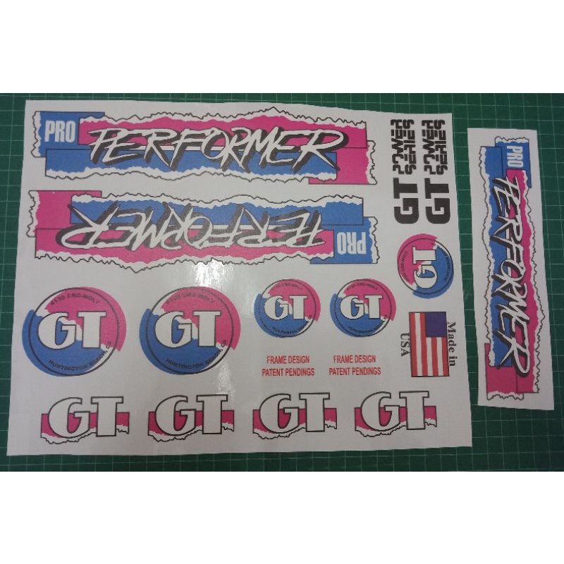BMX GT Performer Decal Transparent Printed Sticker | Shopee Philippines