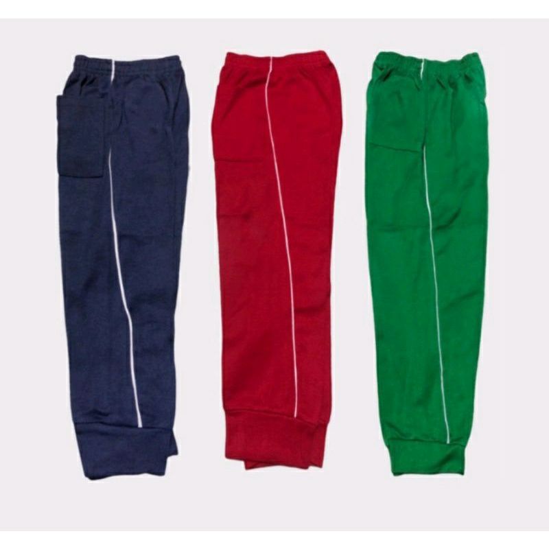jogging pants P.E school uniform unisex (12color/8size)red ,royal blue
