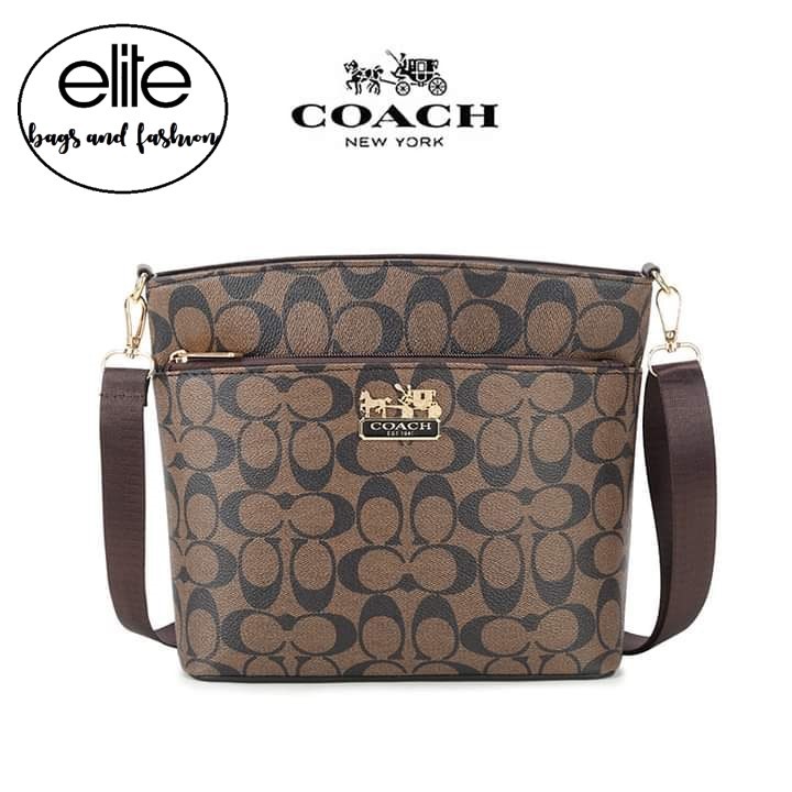 COACH SLING BAG LIMITED EDITION WITH TWO ZIPPER FOR WOMEN BAG