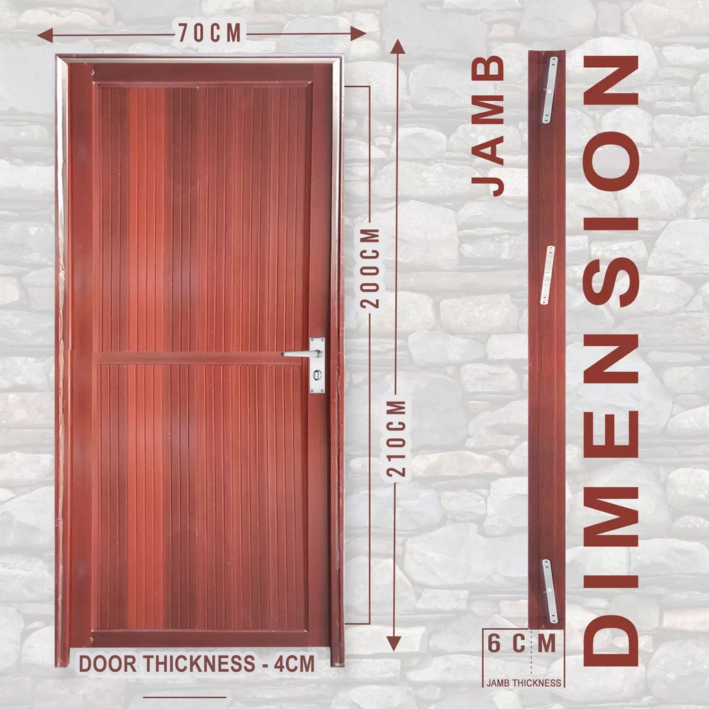 KRUZO Aluminum Bathroom Door Set Shopee Philippines