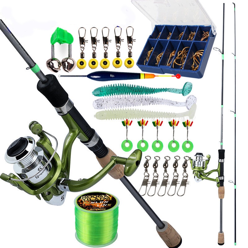 Fishing Rod Set 2 Sections Super Strong Fishing Rod with 6BB
