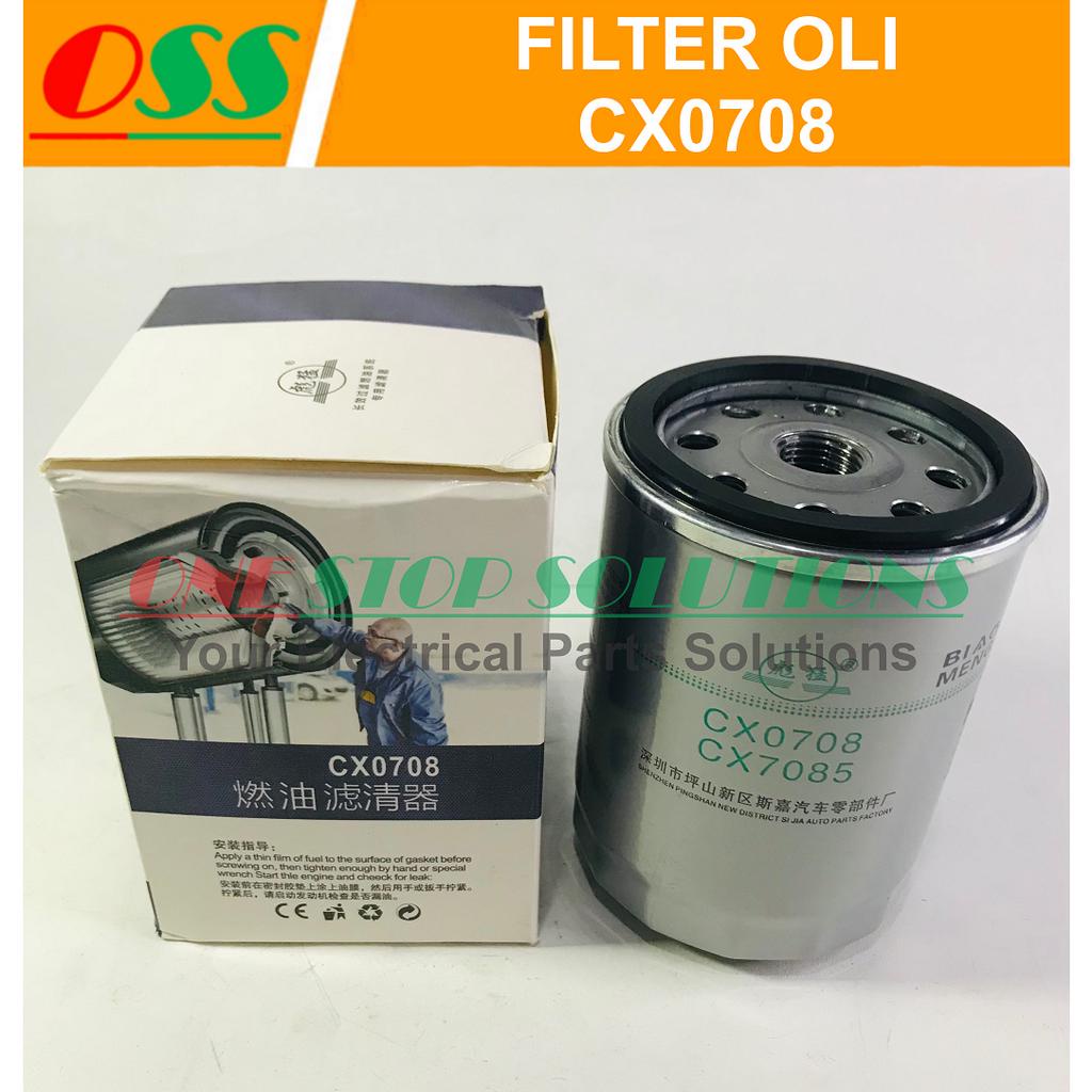 Oil FILTER OIL FILTER SOLAR FUEL FILTER CX0708 CX7085 GENSET | Shopee ...