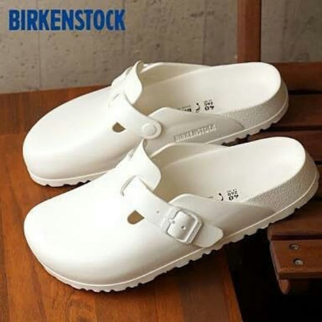 Birkenstock boston eva discount white