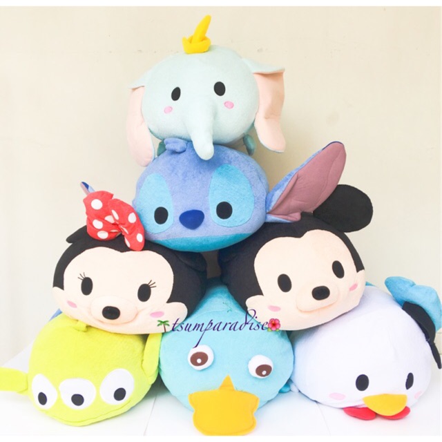 Mega Size Tsum Tsum Mickey Minnie Stitch Donald Dumbo Perry