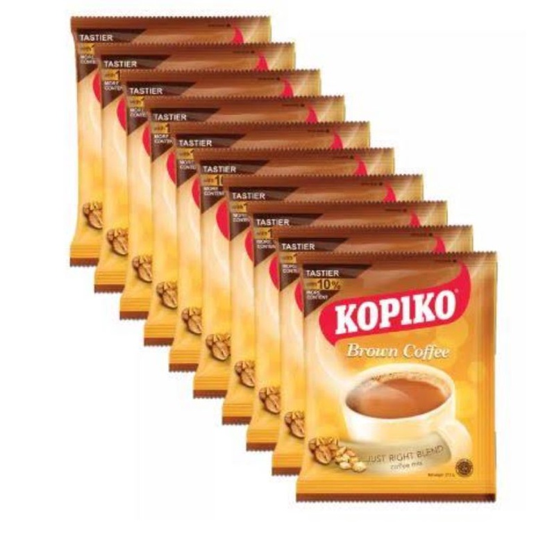 Kopiko Brown Coffee 3in1 (27.5g x 10 sachets) Shopee Philippines
