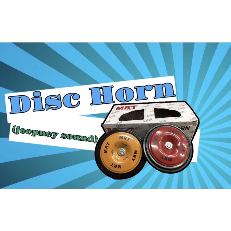Disc Horn set for motorcycle (jeepney sound) Shopee Philippines