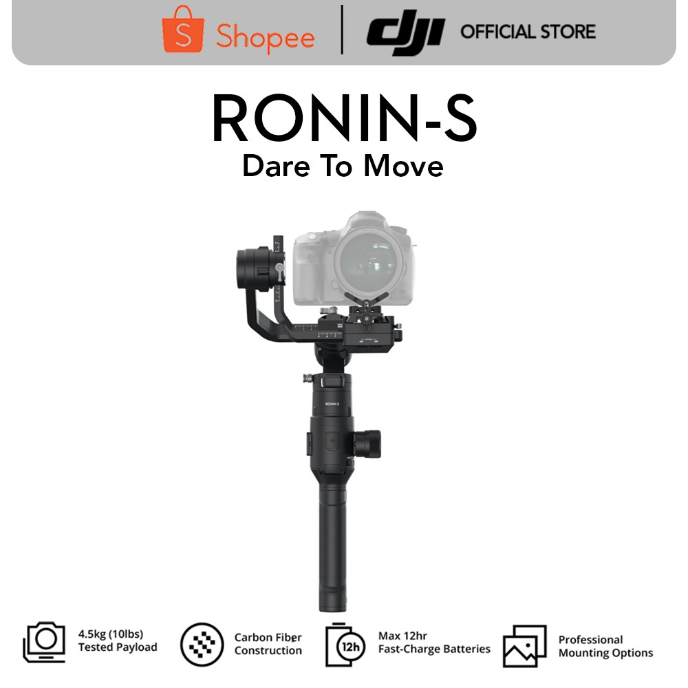 Camera Ronin S Max Load Gimbal Stabilizer Dji Ronin S Essentials