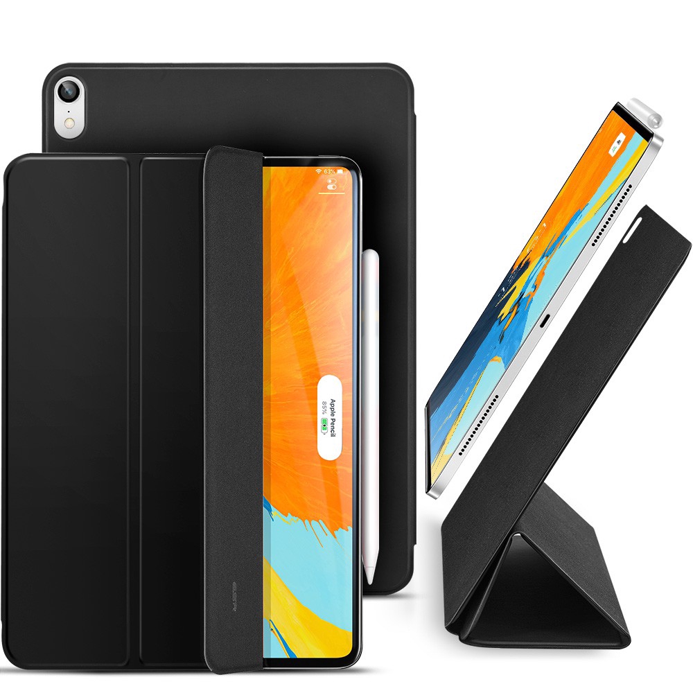 ESR Smart Case Compatible with The iPad Pro 11 2018/ Ipad Pro 12.9 Trifold Stand Case