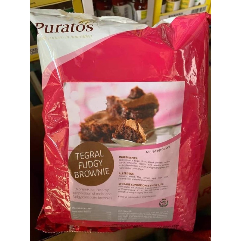 Puratos Tegral Fudgy Brownie Mix 1kg Shopee Philippines 9494