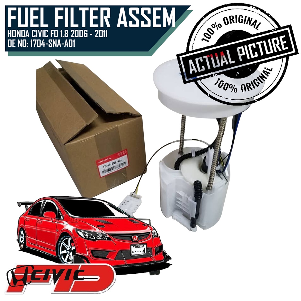 Fuel Filter Assembly Honda Civic FD 1.8 Generation 8 Shopee Philippines