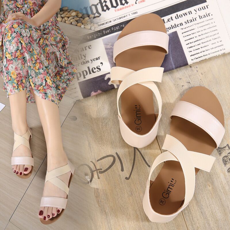 CWA.Rudu/Mimi Bestseller korean flats sandals wedge for women | Shopee ...