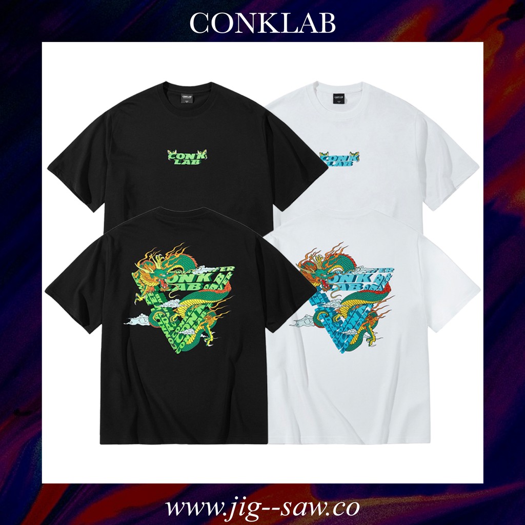 CONKLAB DRAGON TEE - BLACK & WHITE | Shopee Philippines