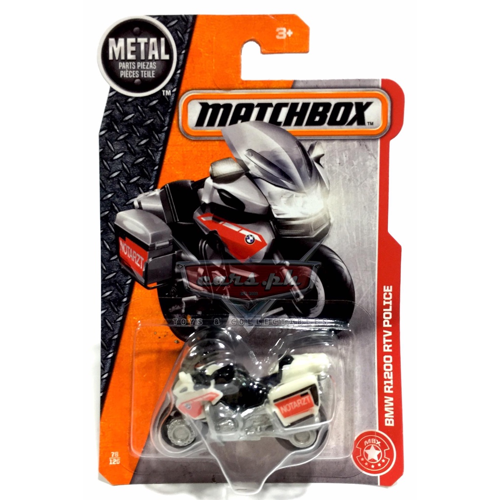 2017 Matchbox Mbx Heroic Rescue Bmw R1200 Rt P Police Notarzt White Shopee Philippines