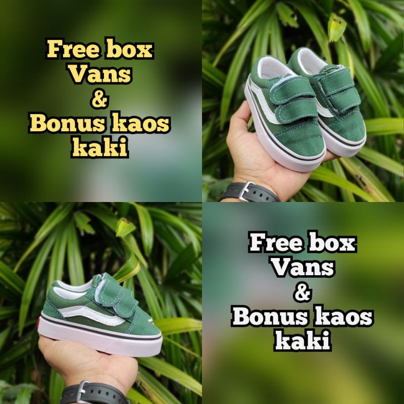 Army Green Children s Vans Shoes Shopee Philippines