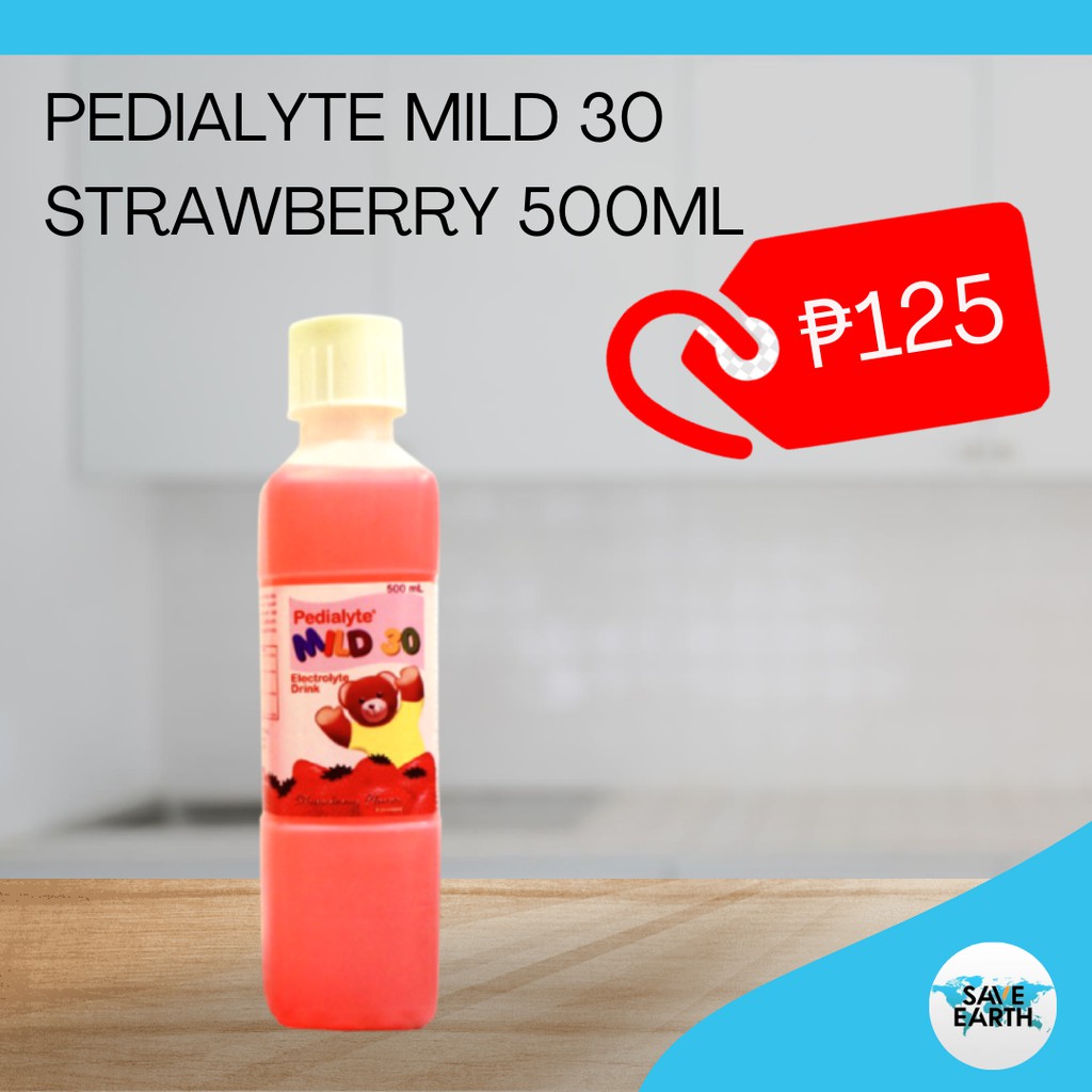 PEDIALYTE MILD 30 STRAWBERRY 500ML Shopee Philippines
