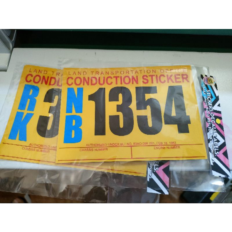 Pair Reflective Restoration of Conduction stickers all yearmodels