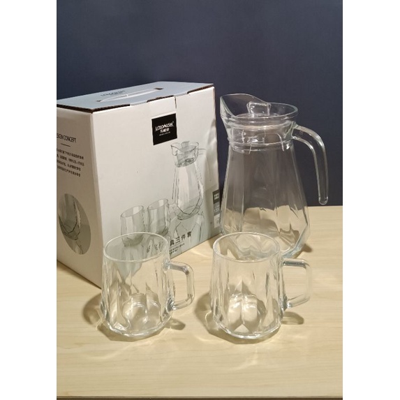 3pc Pitcher Set High Quality Glass Product | Shopee Philippines