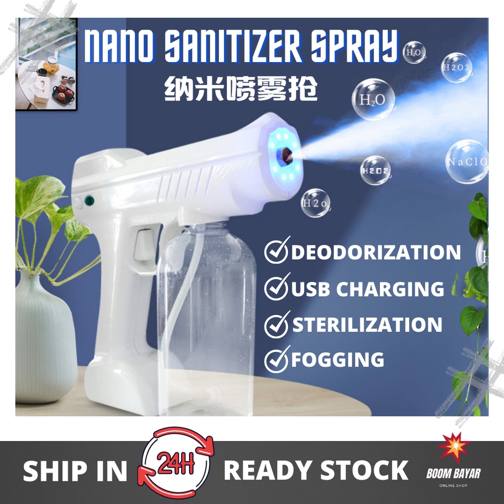 Sanitizer Spray Machine Nano Spray Gun Disinfectant Spray Gun Machine
