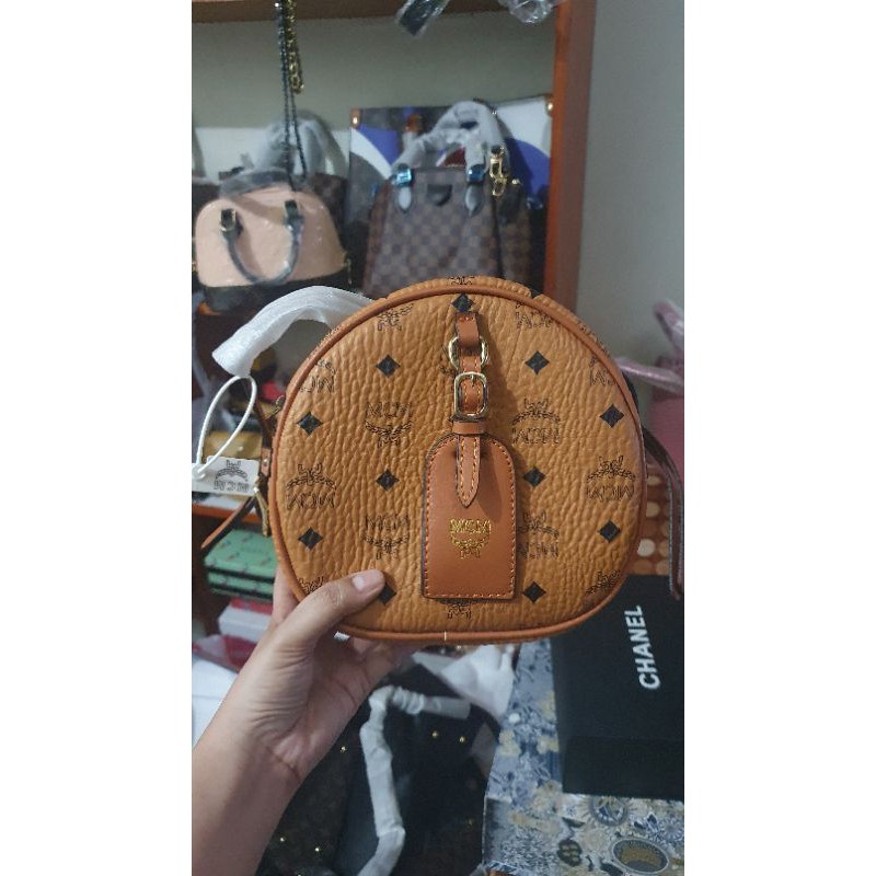 MCM SLING BAG CIRCLE Shopee Philippines