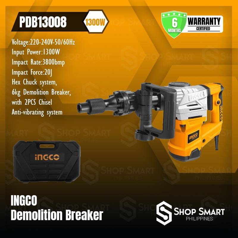 INGCO Demolition Breaker (PDB13008) | Shopee Philippines