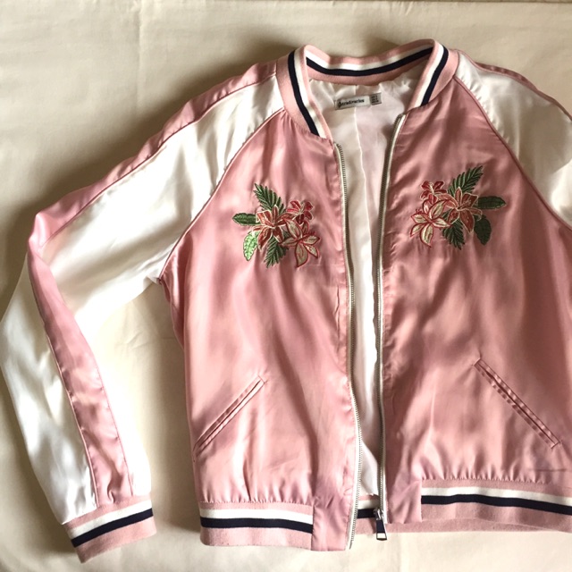 Stradivarius hotsell pink jacket