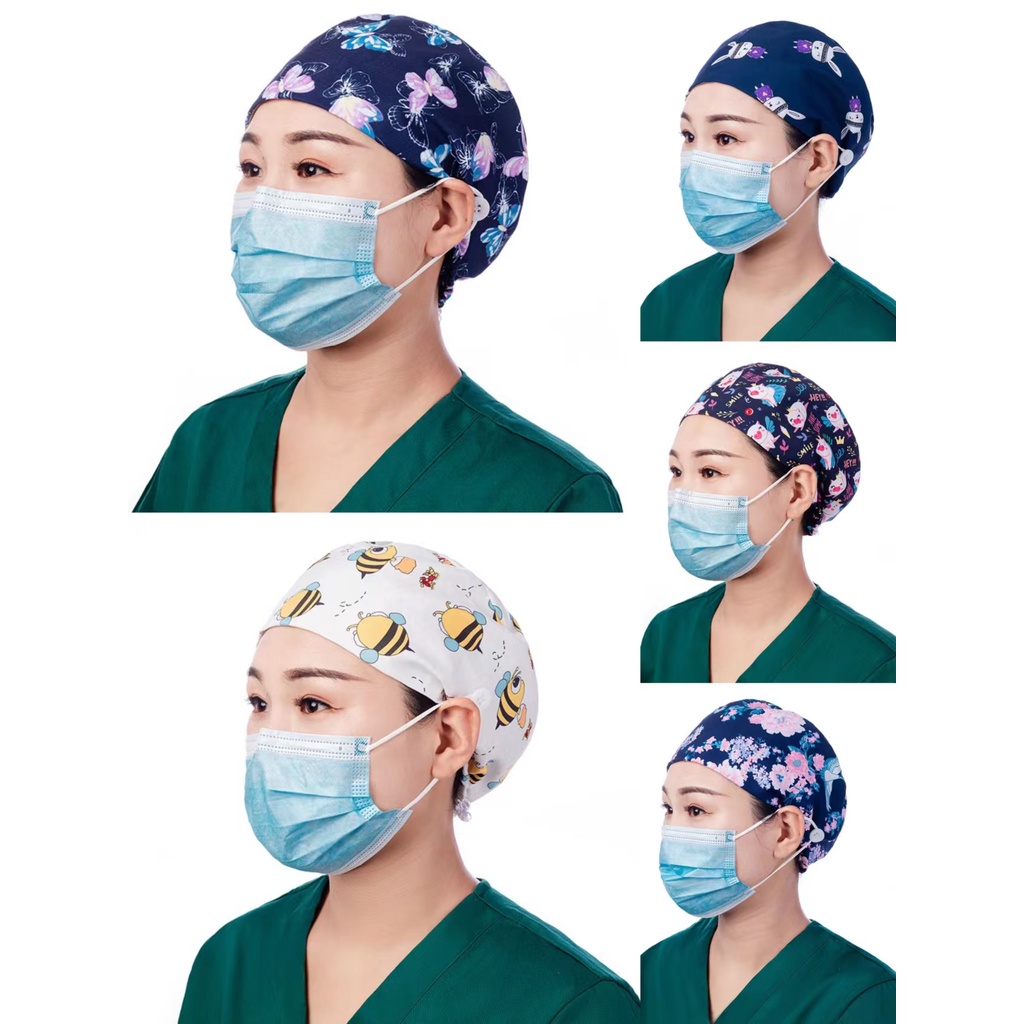 Blue Sky Scrubs brightens the operating room with surgical caps