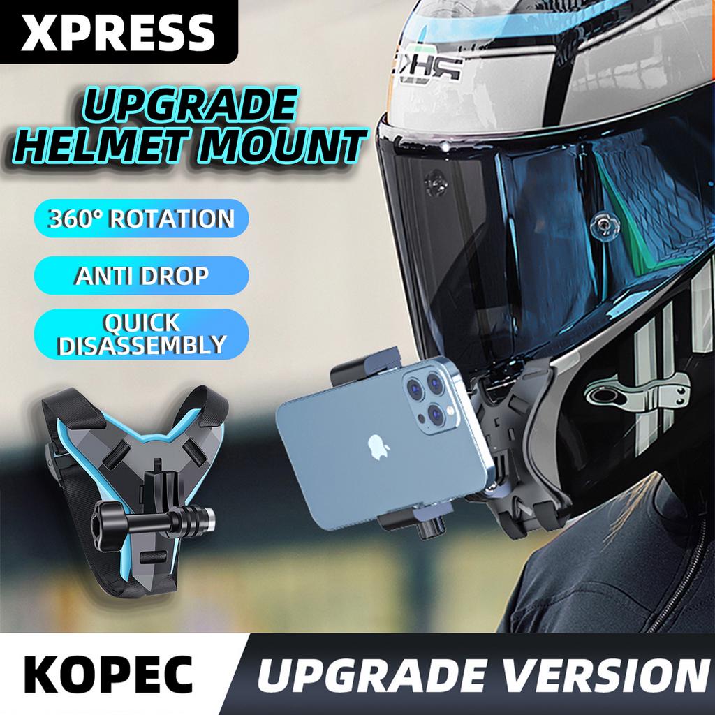 Motorcycle Helmet Cellphone Holder Riding Chin Strap Mount with Phone