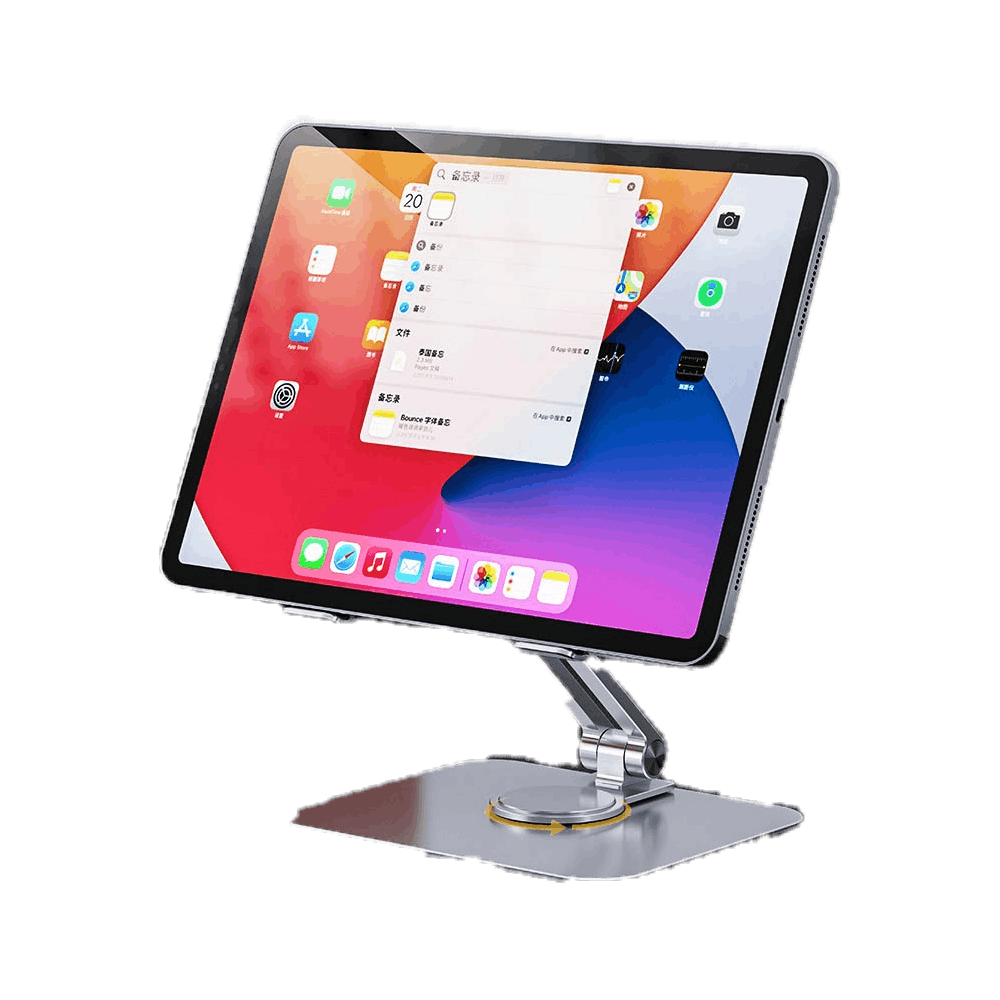 Meewoo Tablet Stand Holder 360 Rotating For iPad Aluminum Adjustable Desk  Phone Tablet Holder