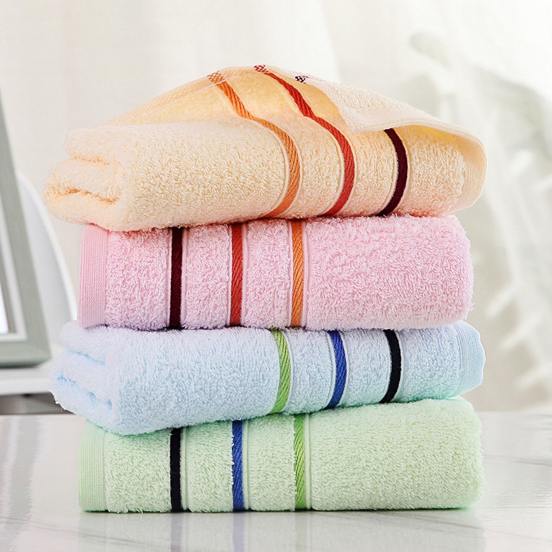Soft Cotton Face Towel Bath Towel Fast Drying Water Absorption