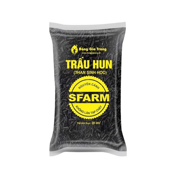 Package of 20dm3 Sfarm Whole Grain Hun BioChar Rice Husk Substrate ...