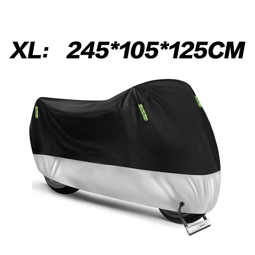 Motorcycle Waterproof 3 layer Cover Rain and Dust UV Cover Motor