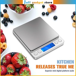 Ataller Digital Coffee Scales with Timer, 2 in 1 Kitchen Food Scale,  Electronic Espresso Scale, Drip Coffee Scale with Large LCD, Graduation  0.1g