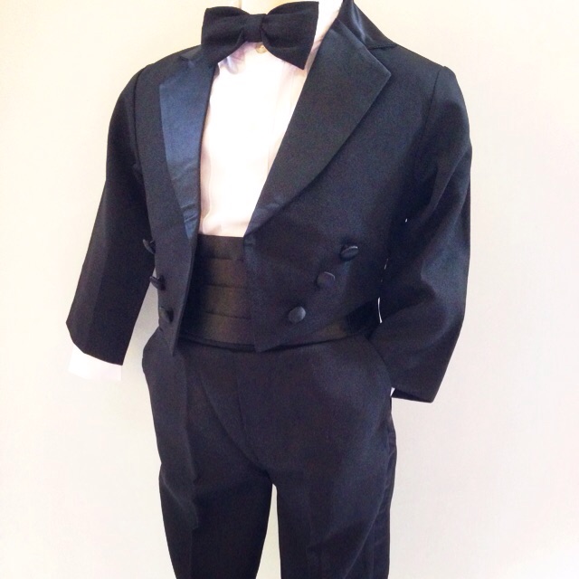 Tuxedo Americana Formal Attire Gentleman Suit for Toddler Boys 2T