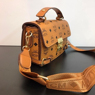 syyShoulder bag sling PVC original purse quality handbag MCM imported Original  bag fabric