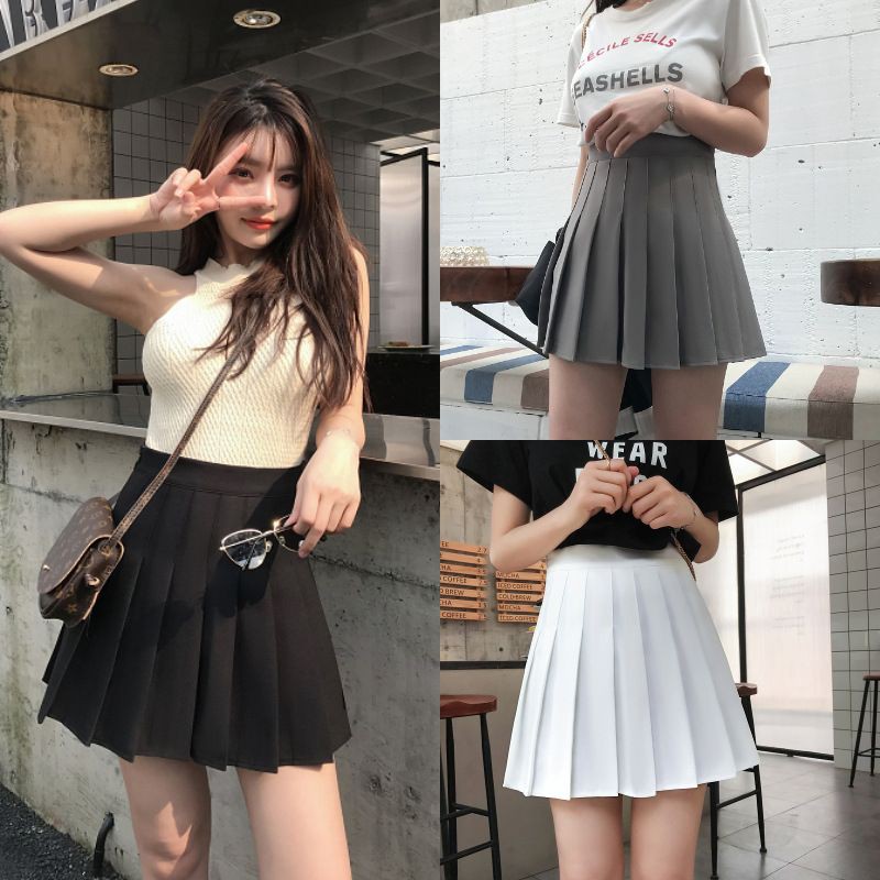 Korean fashion ladies Skater Skirt Shopee Philippines