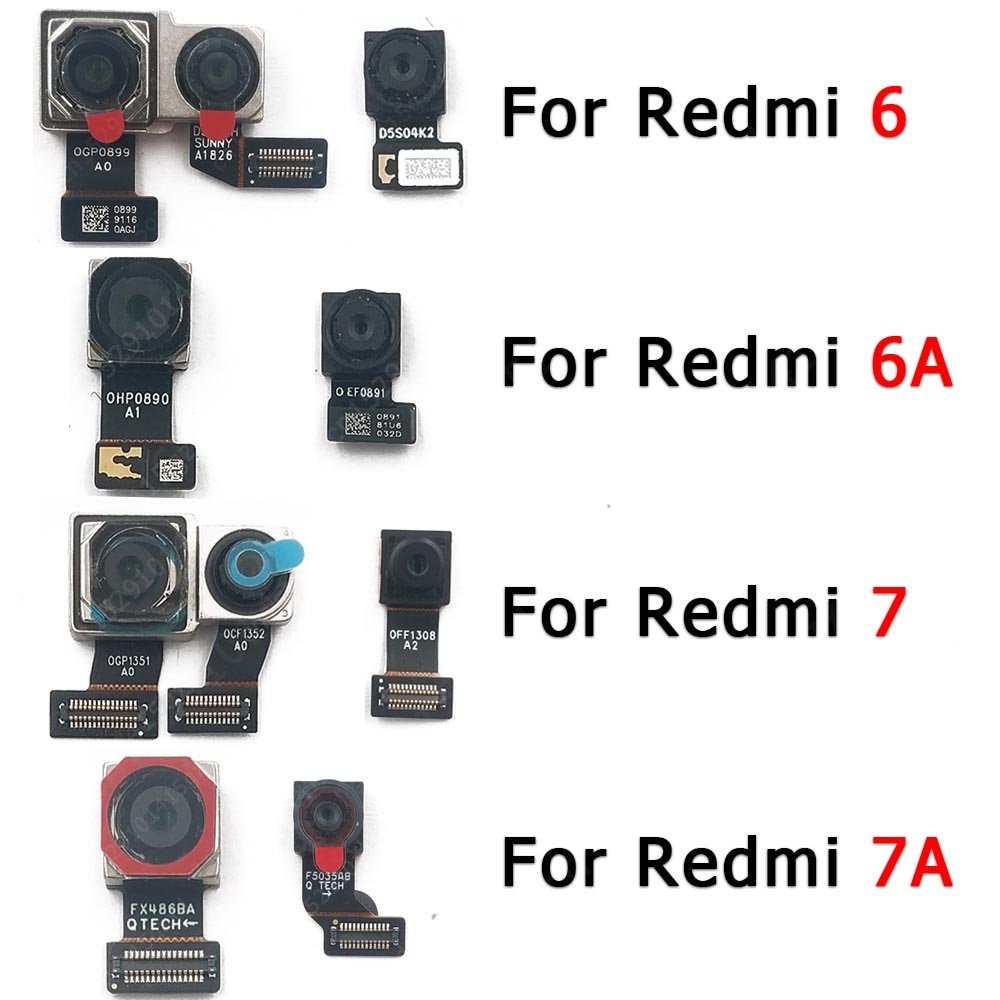 For Xiaomi Redmi 7 7A 6 6A Rear Front Camera Frontal Selfie Back ...