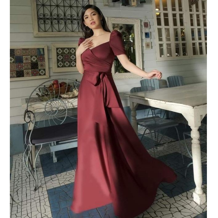 Filipiniana best sale long dress