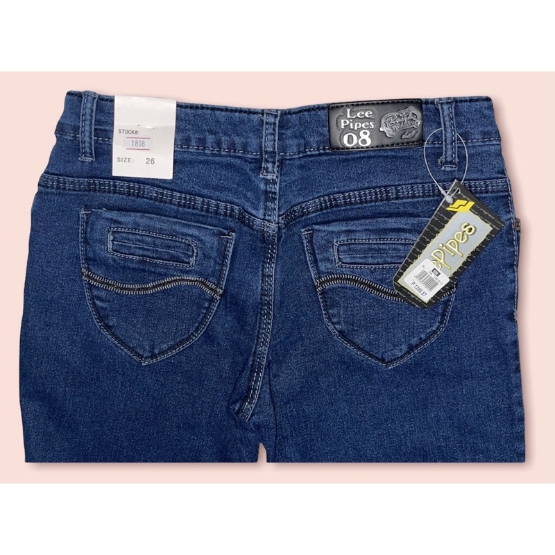 Lee Pipes For Womens Skinny Jeans | Shopee Philippines