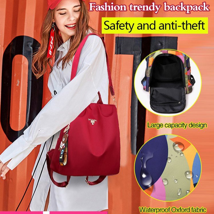 Anti theft outlet backpack shopee