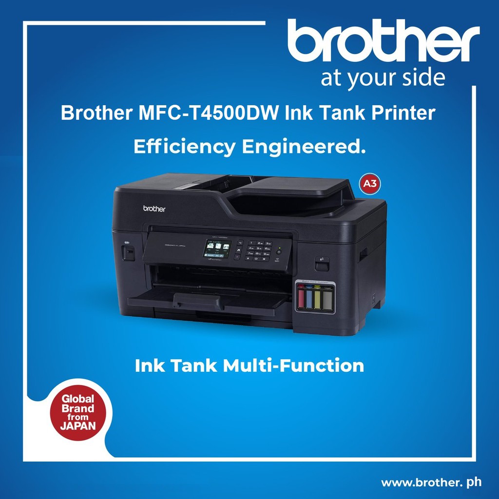 Brother Mfc T4500dw A3 Ink Tank Printer Shopee Philippines 1654