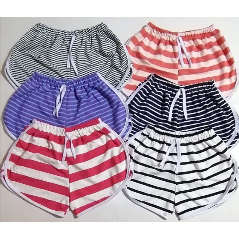 Striped 2025 dolphin shorts