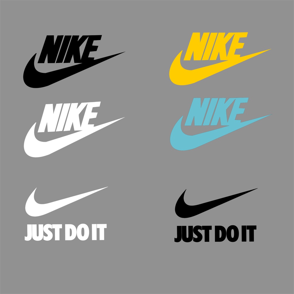 NIKE Decal DIY clothes Decorations Stickers Tide brand Logo Sticker ...