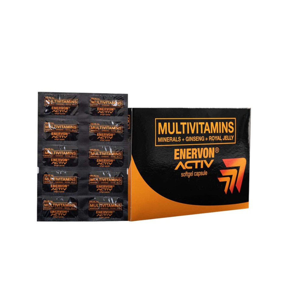 Enervon Activ Multivitamins + Minerals + Ginseng + Royal Jelly (10