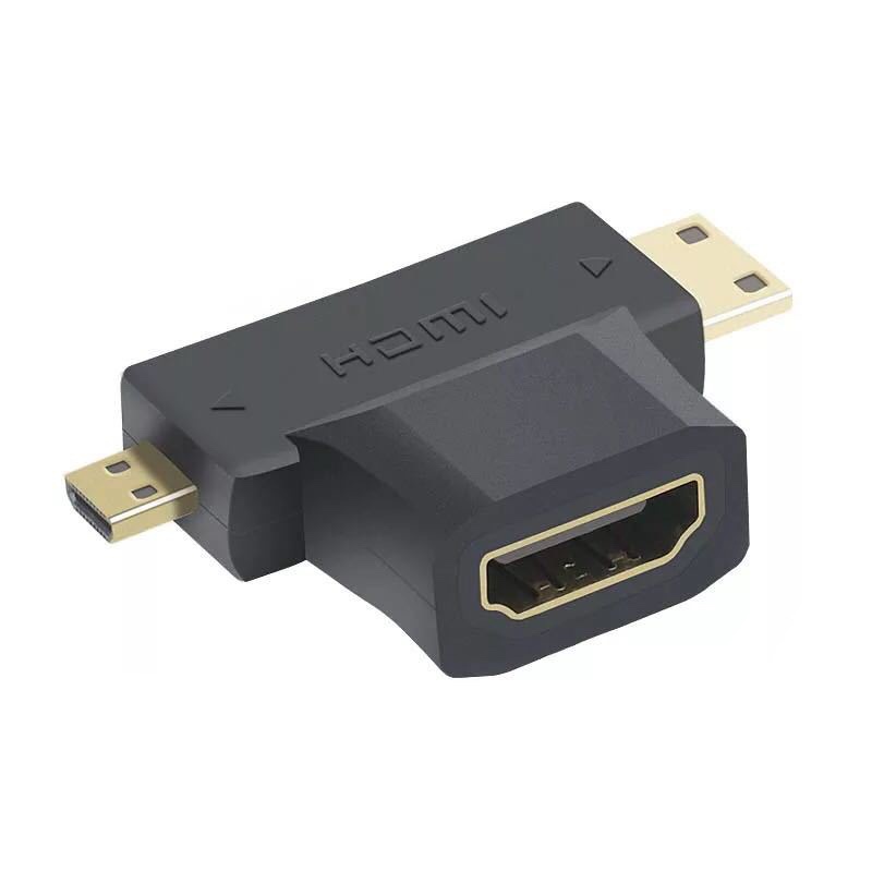 HDMI A Female To c Male d Three-In-One Adapter micro/mini Conversion ...