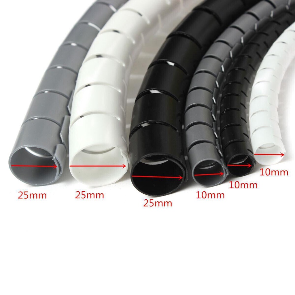 1PCS Spiral Cable Neatly Wound/Hidden/Bundled/Loom PC TV Home Theater