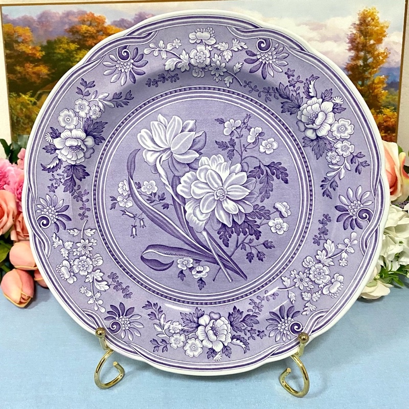 Spode Archive Collection Botanical Lilac Dinner Plate | Shopee Philippines