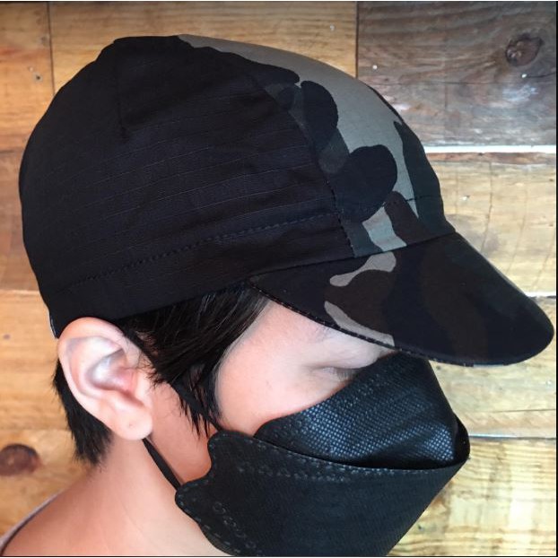 Camo cycling cap hotsell