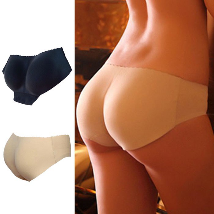 Seamless panty with foam padded